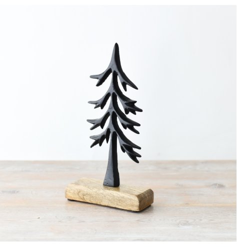 Add a touch of Christmas spirit with this chic tree