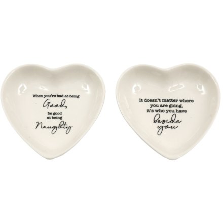 2/A Heart Design Love and Home Trinket, 11cm