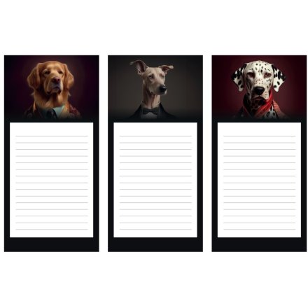 3/A Dog Design Magnet Note Pad, 27cm
