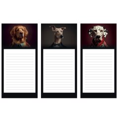 3/A Dog Design Manet Fridge Note Pad, 27cm