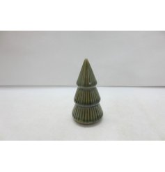 Green Tree W/ Glaze, 9.5cm