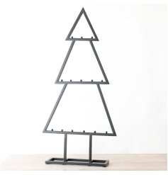 Ornament perfection with our chic Standing Iron Display Tree! Showcase your holiday favourites