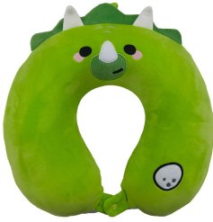Travel in style with this green travel pillow from relaxeazzz. 
