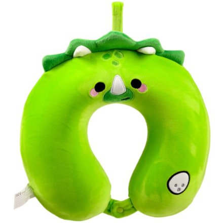 Travel in style with this green travel pillow from relaxeazzz. 