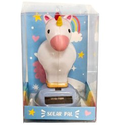 Solar Pal Rainbow Unicorn, 11cm 