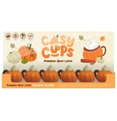 Celebrate Autumn in style with this lip balm shaped as a pumpkin spice latte.