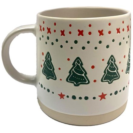 Christmas Tree Coffee Tea Mug, 9cm