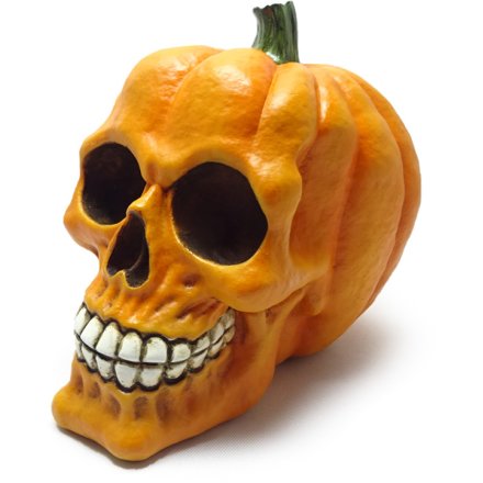 Pumpkin Skull, 15cm