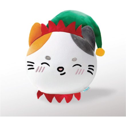 Blankeazzz Christmas Lola The Cat: A 2-in-1 Travel Pillow and Blanket
