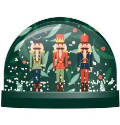 A unique nutcracker snow globe that adss a adds an extra sprinkle of magic at christmas