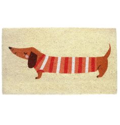 For all the Dachshund lovers, a doormat to add the the home!  