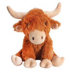 Meet Hughie, the XL Highland cow from our Recycled Pet Pals collection. Made with care and eco-friendly materials.