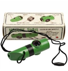This child's multi functional whistle is great for taking on trips, venturing out into the woods or even the garden. 
