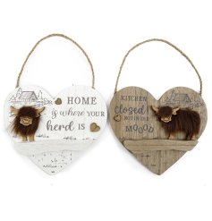 Create a cozy and inviting atmosphere in your home with our adorable cow plaque. Bring farmhouse vibes to every room!