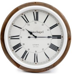 Add traditional timeless sleek clock