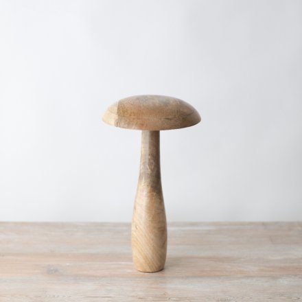 Add a touch of glamour to your home with our sleek mushroom ornament - the perfect statement piece for any room! 