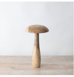 Add a touch of glamour to your home with our sleek mushroom ornament - the perfect statement piece for any room! 