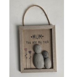 Surprise mom with a heartfelt gift - a charming pebble plaque to express your love.