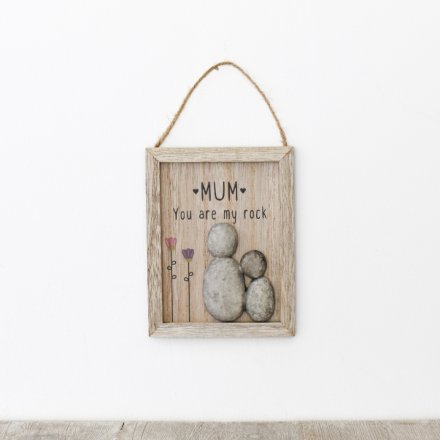 Surprise mom with a heartfelt gift - a charming pebble plaque to express your love.