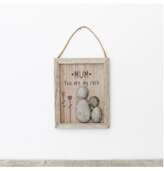 Surprise mom with a heartfelt gift - a charming pebble plaque to express your love.
