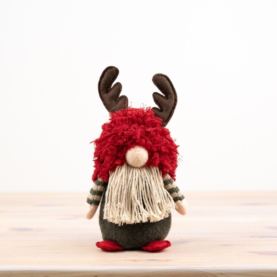 Add a festive touch to your home with our adorable Fabric Sitting Gnome 