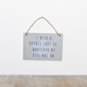 Add a touch of whimsy to your décor with this playful sign celebrating your little ones' wild spirit.