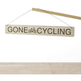Get your family's cyclist a charming sign with a rustic touch.