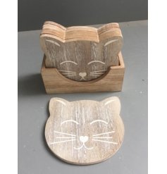 Unique cat coasters They'll make lovely presents for your mum or friends who loves drinking tea.