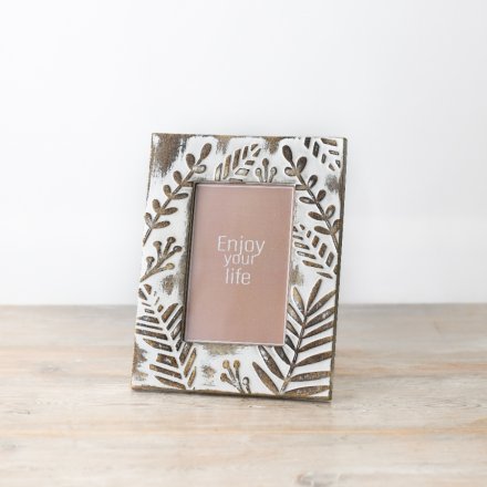 Enjoy Your Life Picture Frame, 22cm