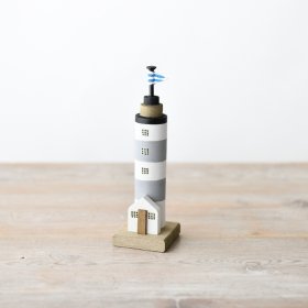 Illuminate your home with our charming Lighthouse toy, crafted from quality wood for endless playtime fun. 