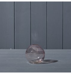 Introducing our stunning Lavender Globe Glass Vase, the perfect addition to any home decor.