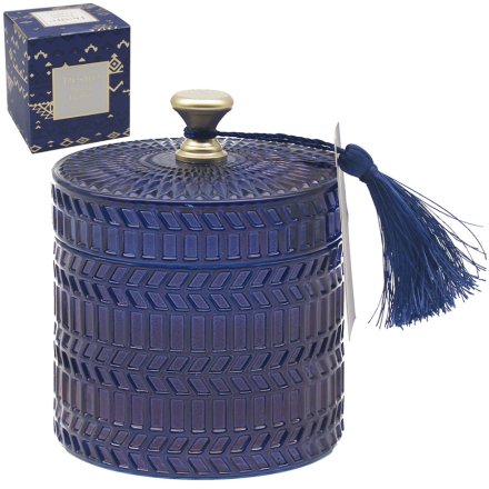 Azure Desire Candle Jar, 11cm