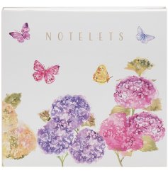 Beautiful pack of Notelet cards featuring vibrant Butterflies.