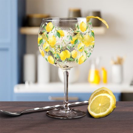 21cm Lemon Grove Gin Glass