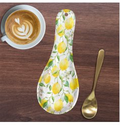 Add a charming touch to your tea-making setup with this delightful Spoon Rest for your kitchen.