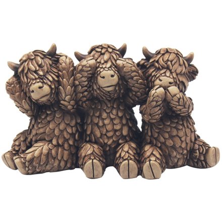 Hughie Highland Cows Figurine