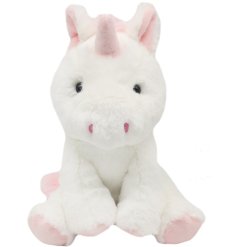 Add playful sparkle to fun time with this adorable fluffy unicorn