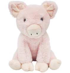 Snuggly and lovable, this pig teddy makes the ideal furry friend for all ages!