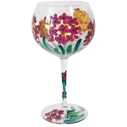 Hydrangea Gin Glass, 22cm