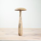 Add a rustic touch to your home with our beautifully crafted Wooden Mushroom 