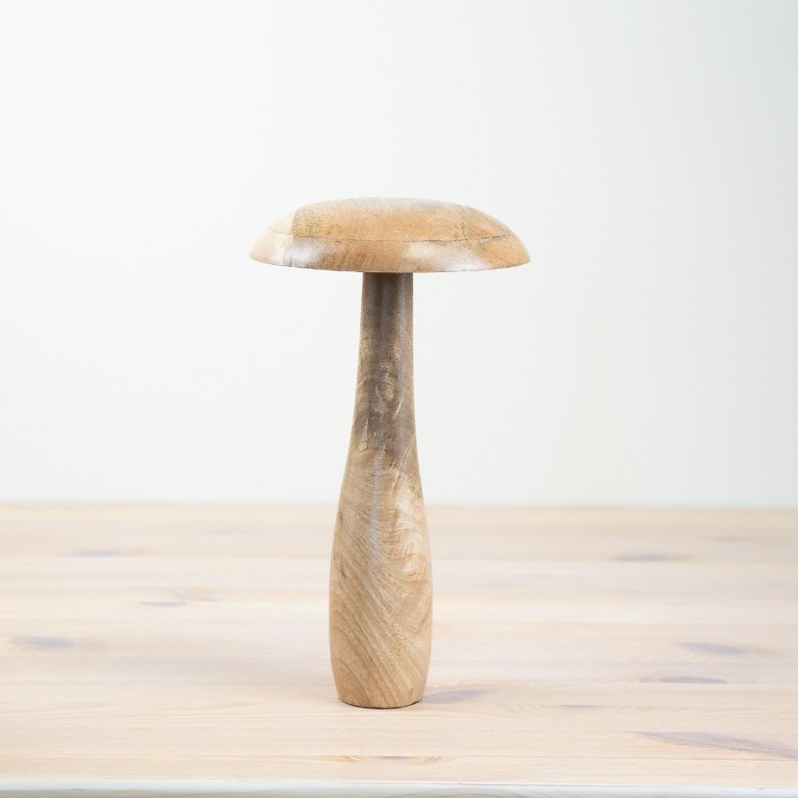 lElevate your home decor with our handcrafted Wooden Mushroom. 