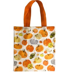 Shop sustainably and in style with our Autumn Harvest Reusable Tote Bag. 