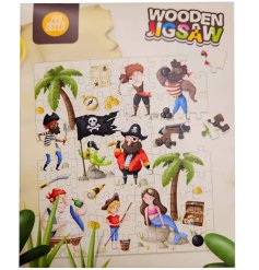 A family-friendly pirate jigsaw puzzle for a fun-filled evening!