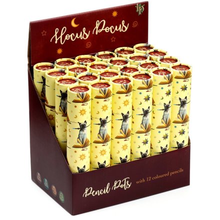 Unleash your creativity with the enchanting Lisa Parker Hocus Pocus Cat Pencil Pot,