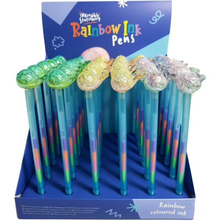3/A Rainbow Ink Pen Whale Topper