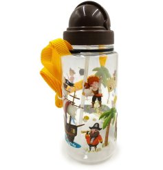 A funky 450ml shatterproof water bottle for anyone who loves pirates