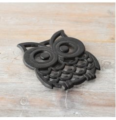 Keep your surfaces safe with this adorable owl trivet. Perfect for adding a touch of fun to your workspace!