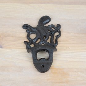Uniquely crafted rustic bottle opener for easy use and adding character to your kitchen or bar.