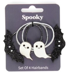 express your creativity and embrace the spirit of the season with these spooky hair bands