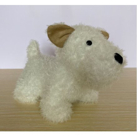 Fluffy Dog Doorstop, 27cm